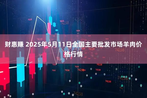 财惠赚 2025年5月11日全国主要批发市场羊肉价格行情