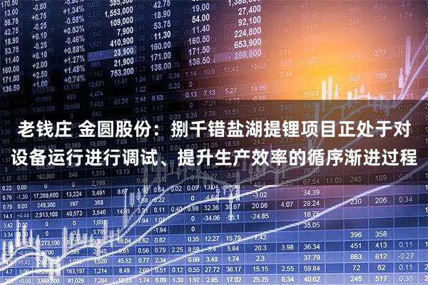 老钱庄 金圆股份：捌千错盐湖提锂项目正处于对设备运行进行调试、提升生产效率的循序渐进过程